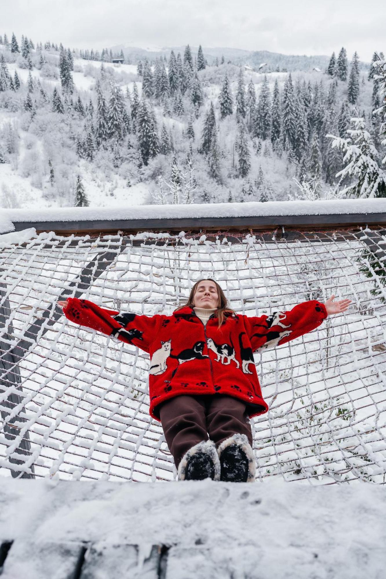 Карпатське Hygge Котедж Для Двох З Чаном-Джакузі У Горах Slavsko Extérieur photo